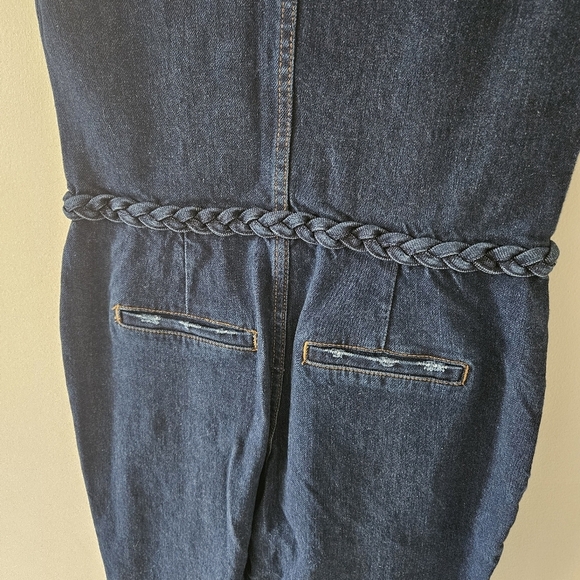 Ser.O.Ya Dark Wash Alice Denim Jumpsuit NWT - Picture 11 of 16